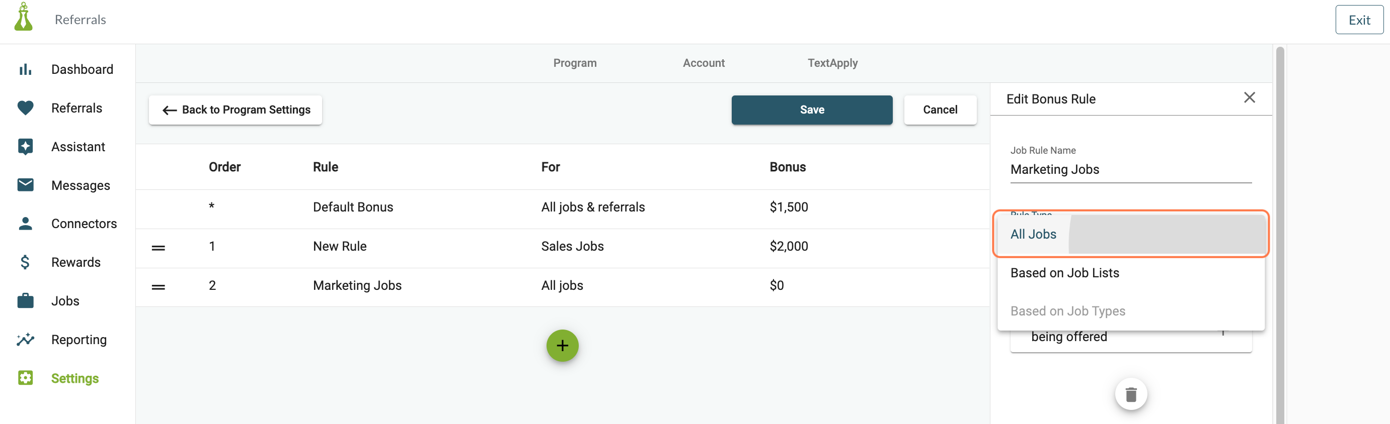 Click on All Jobs