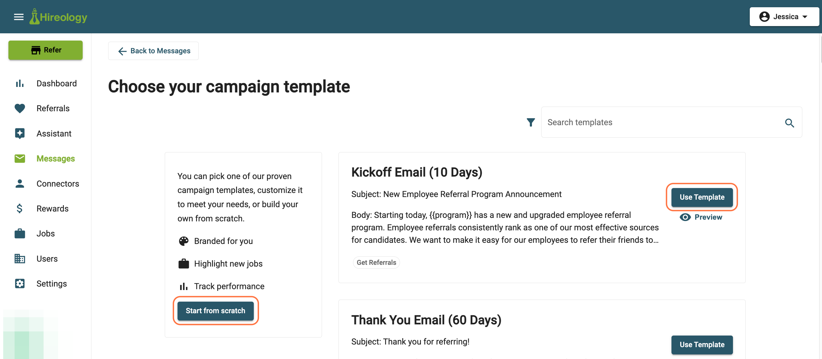 Click on You can pick one of our proven campaign templates, customize it to meet your needs, or build your own from scratch.…